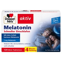 DOPPELHERZ Melatonin Tabletten - 120Stk - Gedächtnis, Nerven & Beruhigung