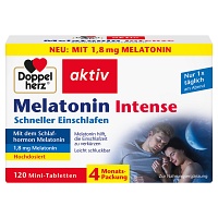 DOPPELHERZ Melatonin Tabletten - 120Stk - Gedächtnis, Nerven & Beruhigung