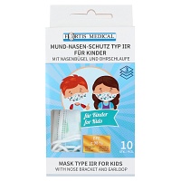 FORTIS Medical chirurgische Maske Typ IIR Kind - 10Stk - Medizinischer Mund-Nasenschutz