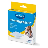 ES-KOMPRESSEN steril 7,5x7,5 cm 8fach 17fädig - 5X2Stk