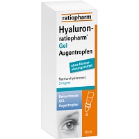 HYALURON-RATIOPHARM Gel Augentropfen - 10ml