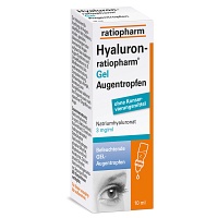 HYALURON-RATIOPHARM Gel Augentropfen - 10ml - SONDERANGEBOTE