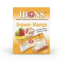 IBONS Ingwer Mango Box Kaubonbons - 60g