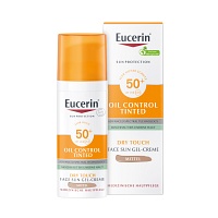EUCERIN Sun Oil Control tinted Creme LSF 50+ mitt. - 50ml - Akne