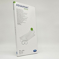 ATRAUMAN Silicone steril 10x20 cm Kompressen - 10Stk