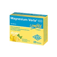 MAGNESIUM VERLA 400 Zitrone Direkt-Granulat - 25Stk