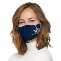 BEPOLITE Maske antibakteriell waschbar snowflakes - 1Stk