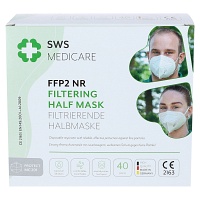 PROTECT MC201 FFP2 NR Halbmaske - 40Stk - Mundschutz