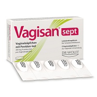VAGISAN sept Vaginalzäpfchen mit Povidon-Iod - 5Stk