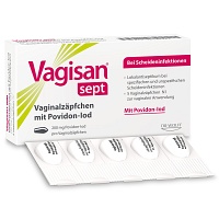 VAGISAN sept Vaginalzäpfchen mit Povidon-Iod - 5Stk