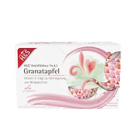 H&S Granatapfel mit Vitamin C Filterbeutel - 20X2g - Wohlfühltee