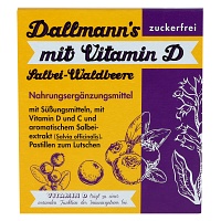 DALLMANN\'S Salbei Waldbeere Bonbons m.Vit.D o.Z. - 37g