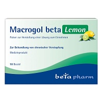MACROGOL beta Lemon Plv.z.Her.e.Lsg.z.Einnehmen - 10Stk
