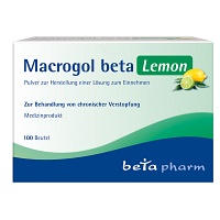 MACROGOL beta Lemon Plv.z.Her.e.Lsg.z.Einnehmen - 100Stk