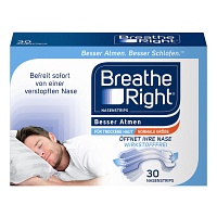BESSER Atmen Breathe Right Nasenpfl.normal transp. - 30Stk - Erkältung