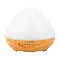 AROMA DIFFUSER Holzdesign+weiß mit LED - 1Stk - Ätherische Öle