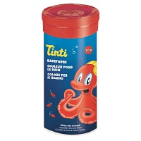 TINTI Badewasserfarbe rot Röhrchen - 10X4.5g