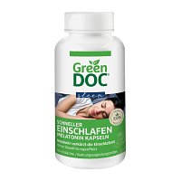 GREENDOC Schneller Einschlafen Melatonin Kapseln - 90Stk