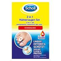 SCHOLL 2in1 Hühneraugen Set - 1Packungen