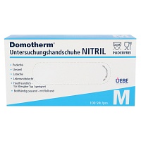 DOMOTHERM Unt.Handschuhe Nitril unste.pf M blau - 100Stk