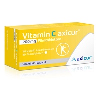 VITAMIN C AXICUR 200 mg Filmtabletten - 50Stk - Abwehrkräfte