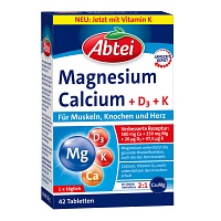 ABTEI Magnesium Calcium+D+K Tabletten - 42Stk - Abtei®