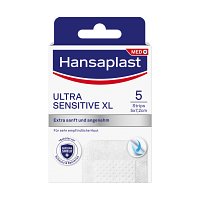 HANSAPLAST Ultra Sensitive Wundverband 5x7,2 cm XL - 5Stk - Hansaplast