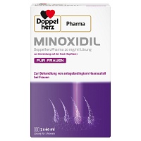 MINOXIDIL DoppelherzPhar.20mg/ml Lsg.Anw.Haut Frau - 3X60ml - Haut, Haare & Nägel