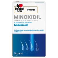MINOXIDIL DoppelherzPhar.50mg/ml Lsg.Anw.Haut Mann - 3X60ml - Haut, Haare & Nägel
