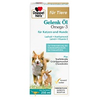 DOPPELHERZ für Tiere Gelenk Öl f.Hunde/Katzen - 250ml - Gelenke & Knochen