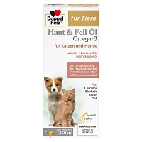 DOPPELHERZ für Tiere Haut&Fell Öl f.Hunde/Katzen - 250ml - Haut & Fell