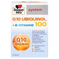 DOPPELHERZ Q10 Ubiquinol 100 system Kapseln - 60Stk - Doppelherz® System