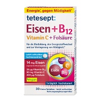 TETESEPT Eisen+B12+C+Folsäure Filmtabletten - 30Stk