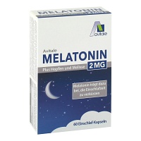MELATONIN 2 mg plus Hopfen und Melisse Kapseln - 60Stk - Beruhigung & Schlaf