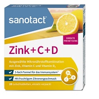 SANOTACT Zink+C+D Lutschtabletten - 20Stk