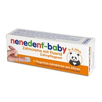 NENEDENT-baby Zahncreme mit Fluorid Zahnpflegeset - 20ml