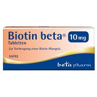 BIOTIN BETA 10 mg Tabletten - 50Stk