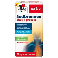 DOPPELHERZ Sodbrennen akut+protect Kautabletten - 20Stk - Magen & Verdauung