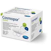 COSMOPOR silicone Wundverband 5x7,2 cm - 25Stk