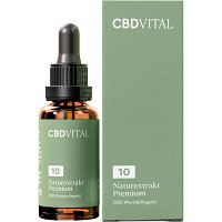 CBD 10% Mundpflegeöl Naturextrakt Premium Tropfen - 30ml