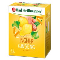 BAD HEILBRUNNER Ingwer-Ginseng Tee Filterbeutel - 15X2.0g - Neuheiten