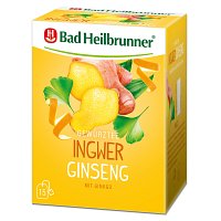 BAD HEILBRUNNER Ingwer-Ginseng Tee Filterbeutel - 15X2.0g