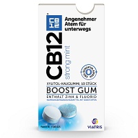 CB12 boost strong mint Kaugummi - 10Stk - Klassische Zahnpflege