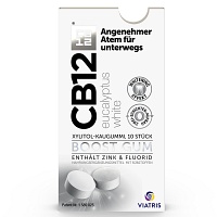 CB12 boost Eucalyptus white Kaugummi - 10Stk - Klassische Zahnpflege