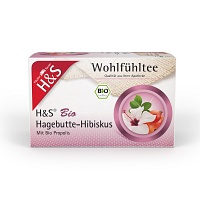 H&S Bio Hagebutte-Hibiskus Filterbeutel - 20X3.0g - Wohlfühltee