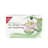 H&S Bio Grüner Tee aus Darjeeling Filterbeutel - 20X2g - Wohlfühltee