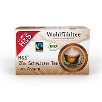 H&S Bio Schwarzer Tee aus Assam Filterbeutel - 20X1.80g - Wohlfühltee