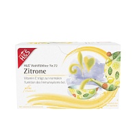 H&S Zitrone mit Vitamin C Filterbeutel - 20X2.5g - Wohlfühltee