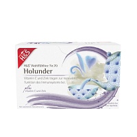 H&S Holunder m.Vitamin C und Zink Filterbeutel - 20X2.5g - Wohlfühltee