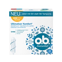 O.B. Tampons ProComfort normal - 64Stk